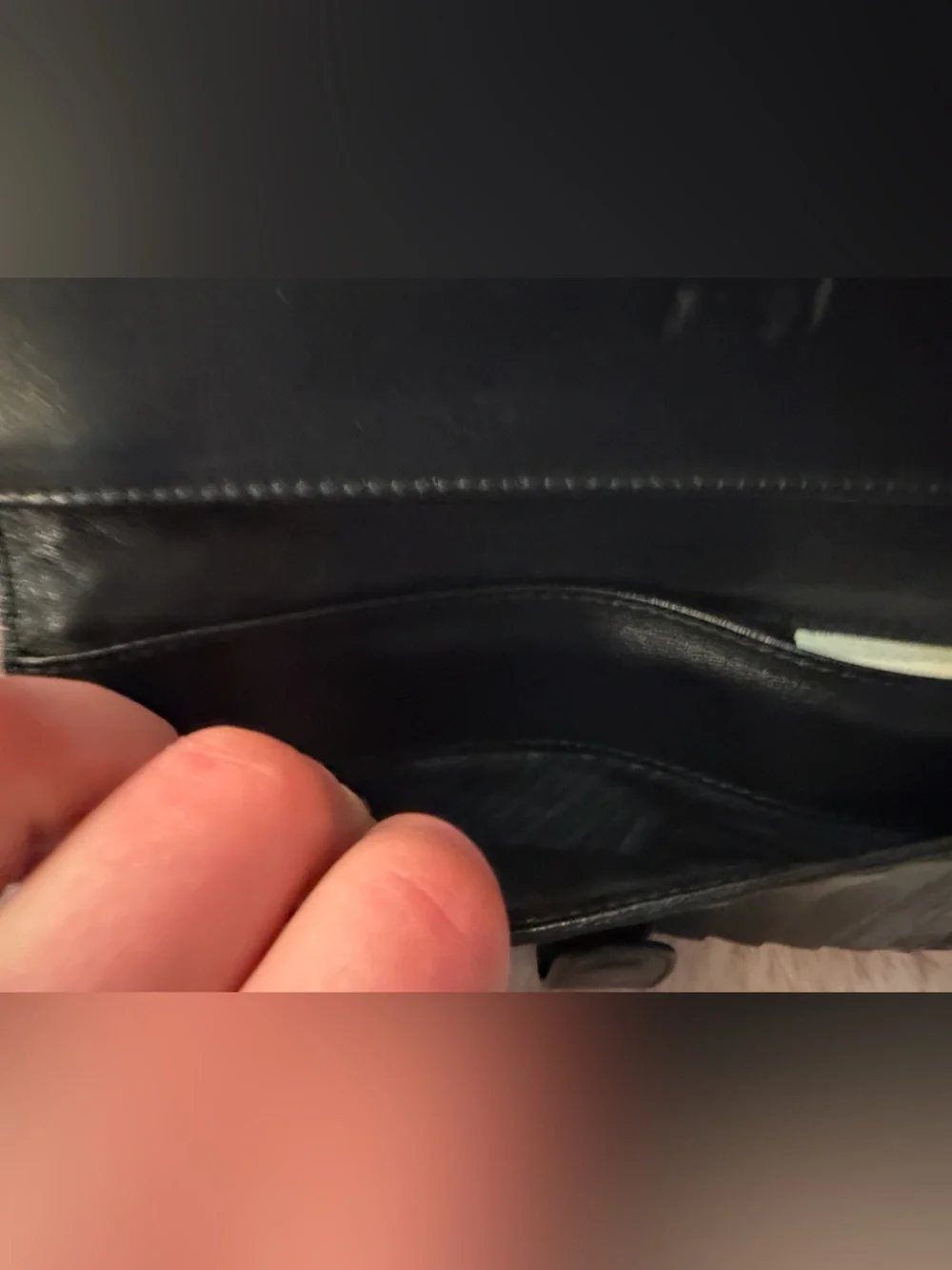 Bottega Veneta Black Leather Fold Wallet